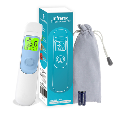 Non-contact Smart Home Digital Baby Forehead Ear Thermometer Electrico Infrarojo IR Thermometer Non-contact Infrared Termometer